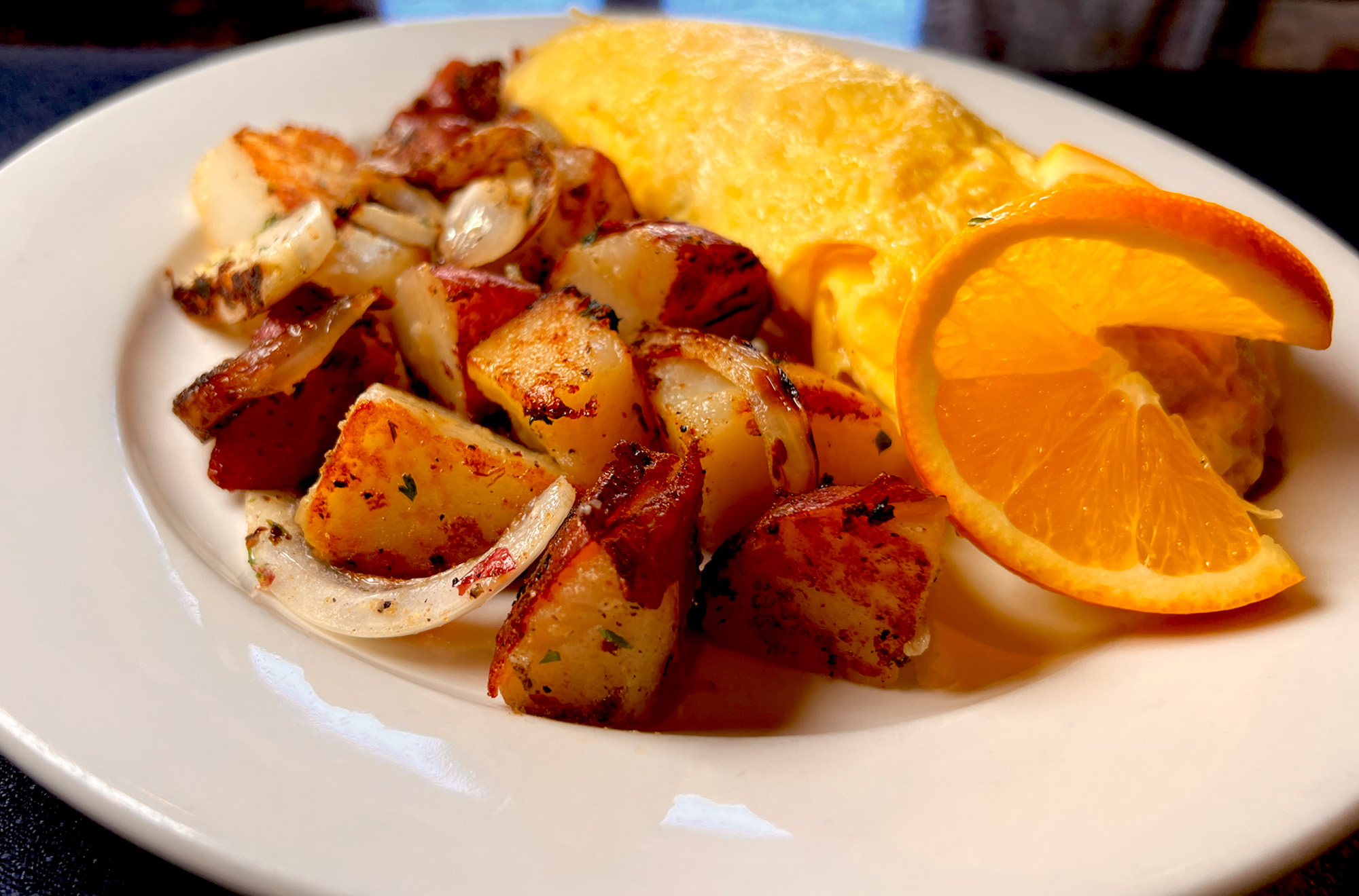 Fluffy Omelette Plate at Capitola Diner