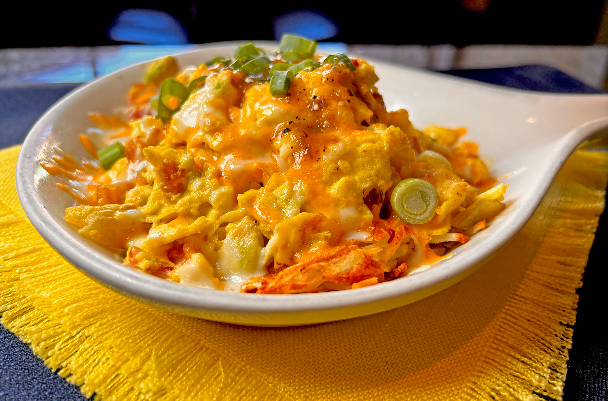 Cheesy Scrambled Special at Capitola Diner