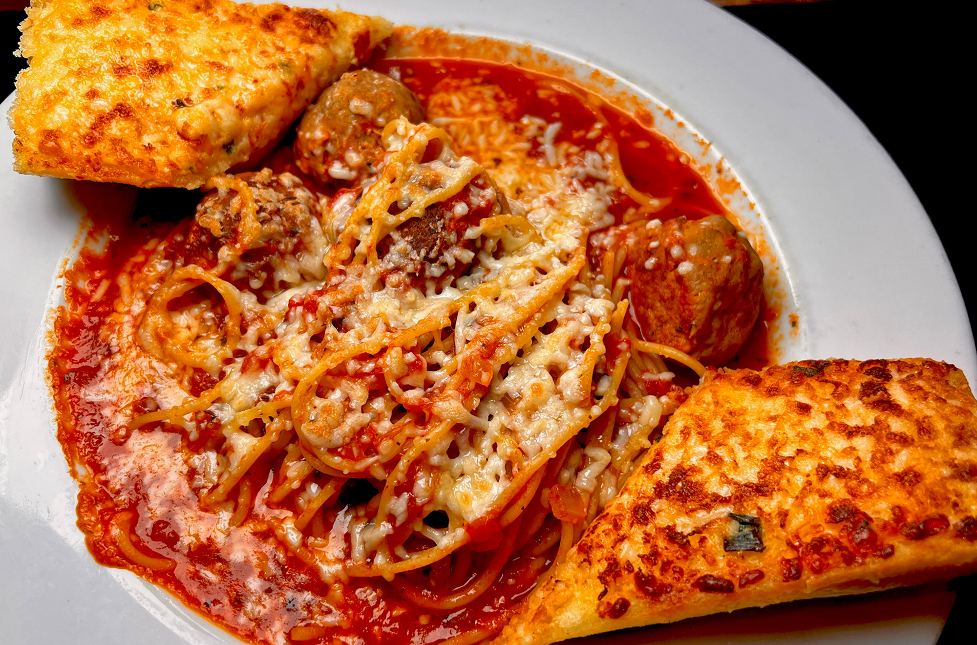 Family-Style Spaghetti at Capitola Diner