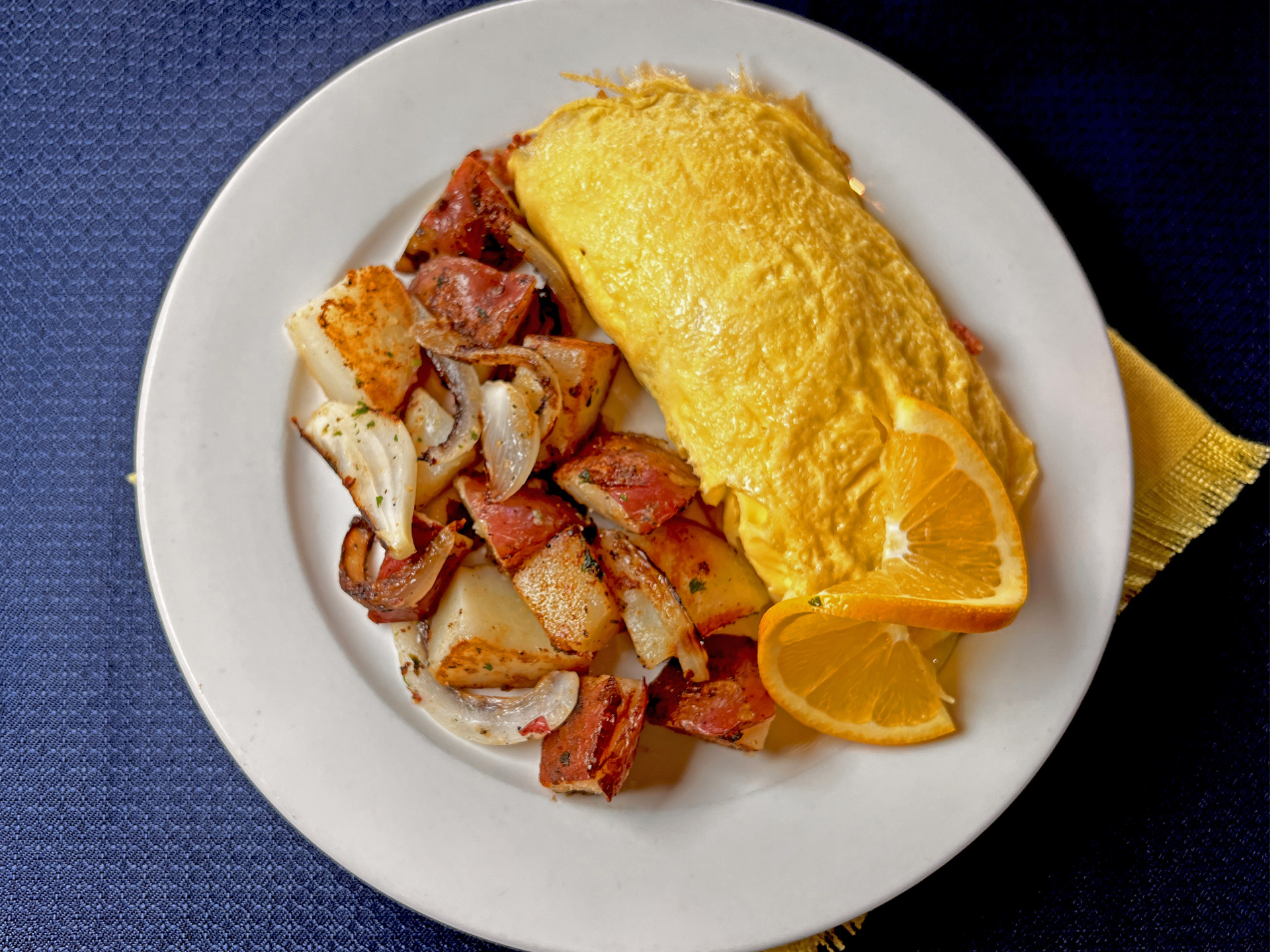 Roasted Potatoes Omelette