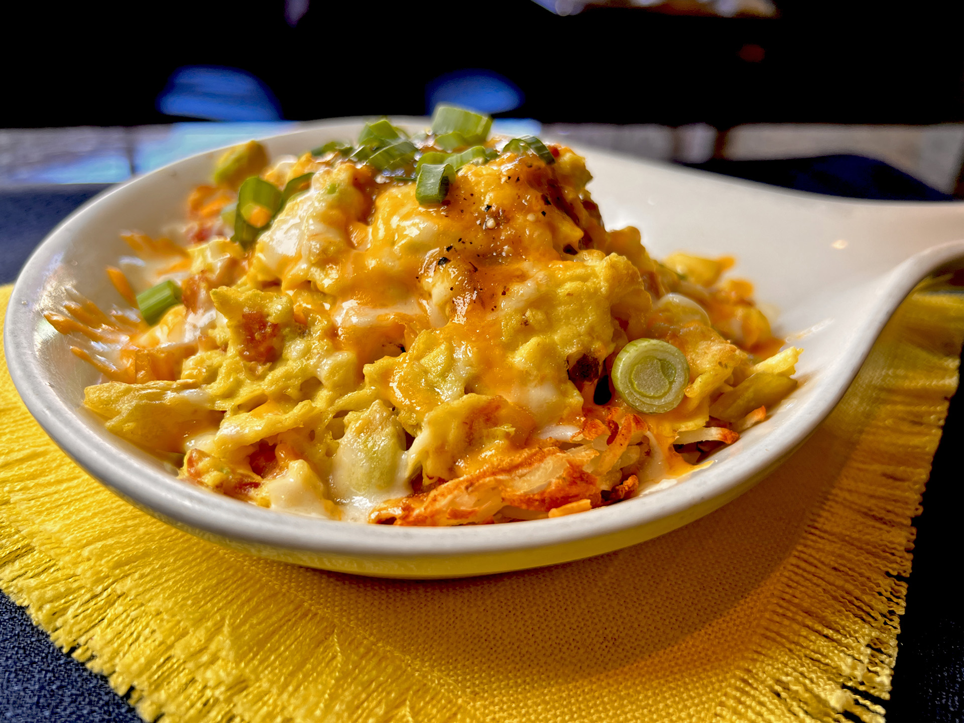 special hashbrown scrambled cheese